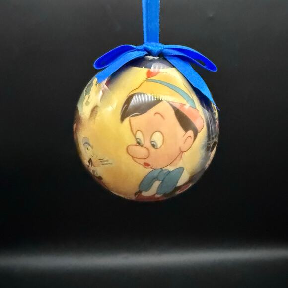 Vintage Disney Pinocchio Christmas Tree Ornament Jiminy Cricket Blue Fairy - Picture 7 of 8